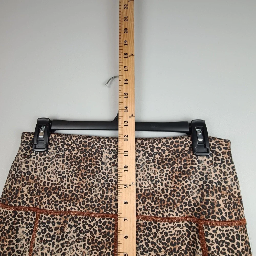 Scorpio Sol High Waist Cheetah Print Soft Leggings Large‎ Tapered Leg Pocket - Picture 4 of 9